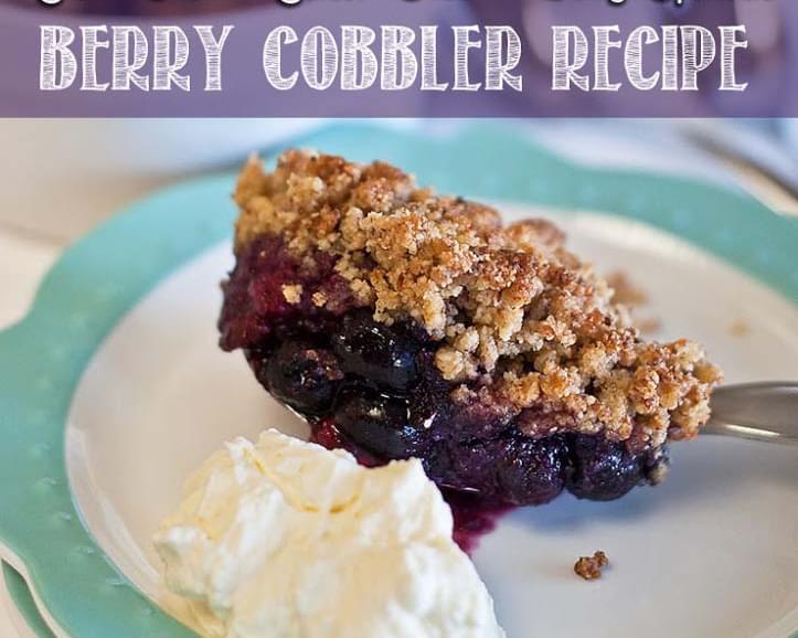 Healthy Berry Cobbler