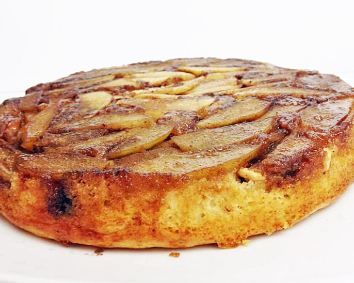 Upside Down Apple Muffin Cake