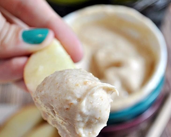 Peanut Butter Apple Dip {protein packed, but tastes like dessert!}