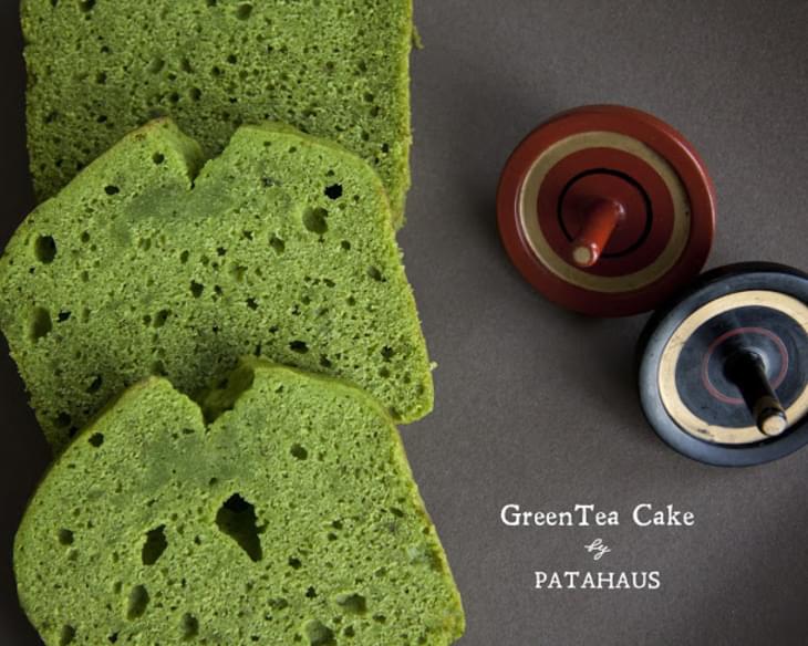 Green Tea (Matcha) Pound Cake - Deep Green Tea Flavor (Japanese)