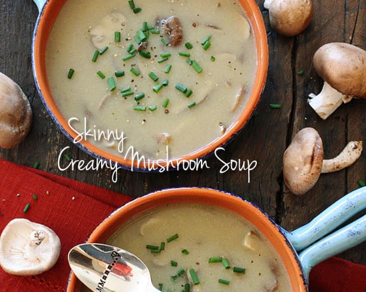 Low Fat Creamy Mushroom Soup