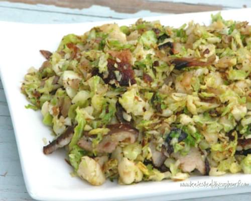 Sauteed Shredded Brussel Sprouts