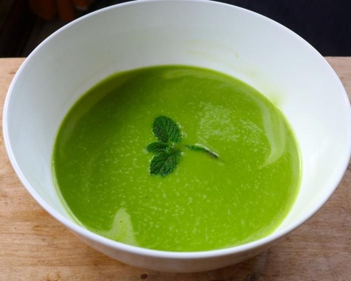 Six Minute Green Pea Soup