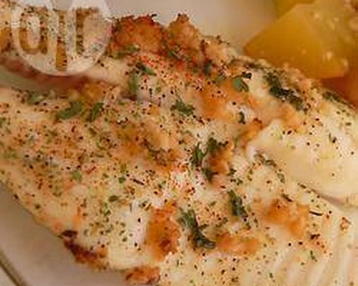 White Fish with Lemon and Garlic