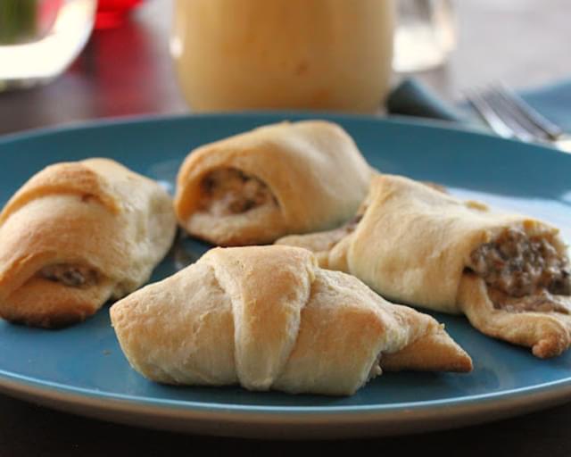 Sausage and Cream Cheese Crescent Rolls