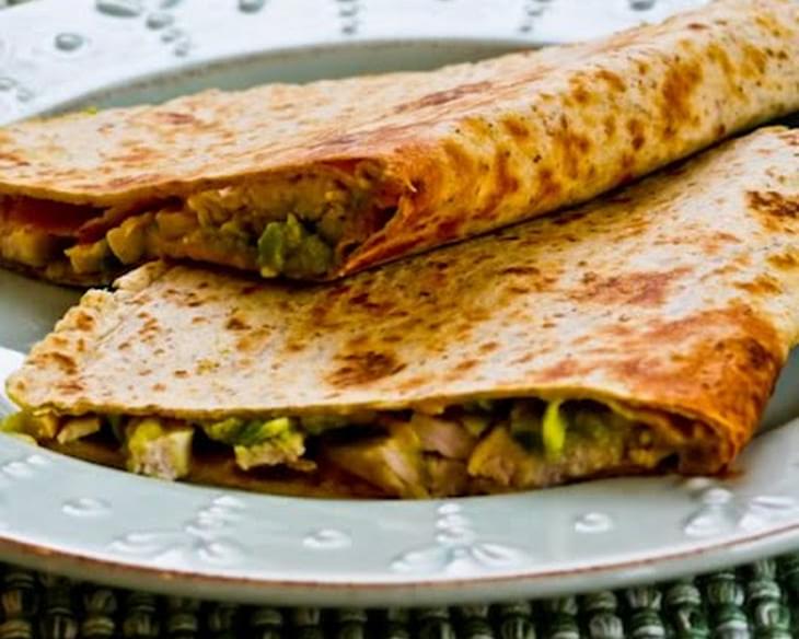 Turkey and Guacamole Quesadillas