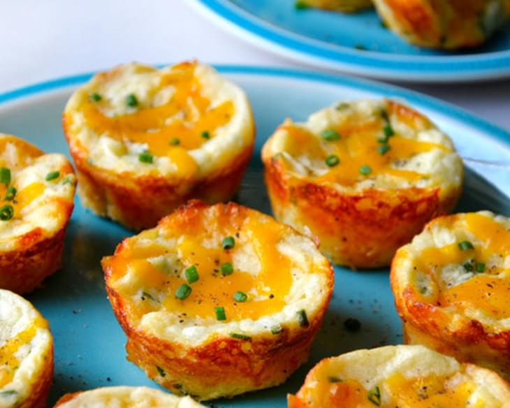 Cheesy Leftover Mashed Potato Muffins Recipe