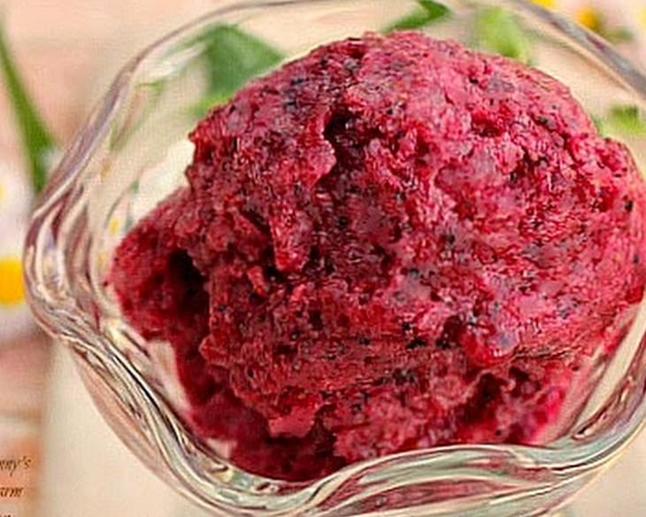 Blueberry Lemon Sorbet