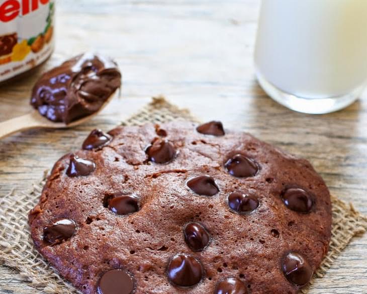 Microwave Nutella Cookie