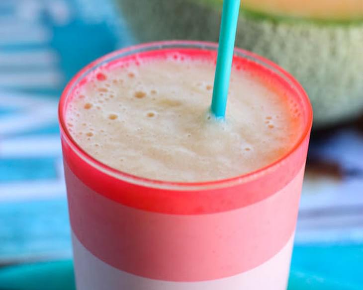 Cool n' Creamy Cantaloupe Smoothies