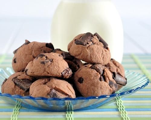 Double Rich Chocolate Protein Cookies