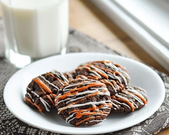 Two-Bite Nutella Chocolate Cookies
