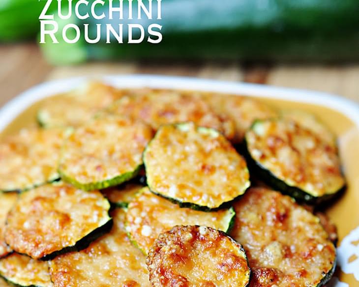Baked Parmesan Zucchini Rounds