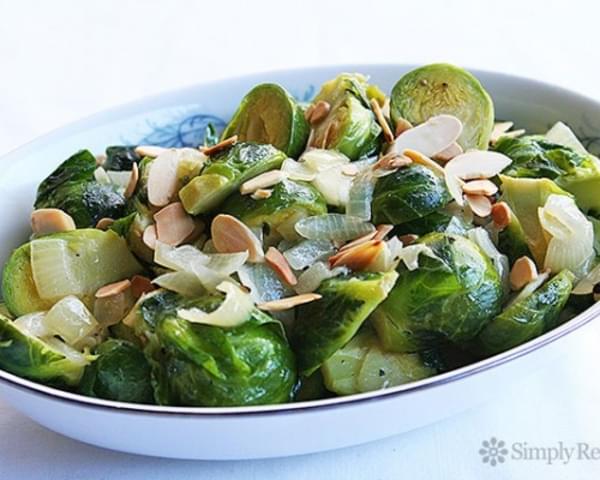 Brussels Sprouts with Toasted Almonds