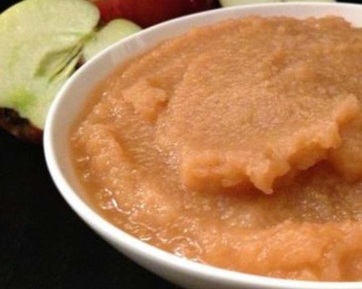 Pink Applesauce With Ginger