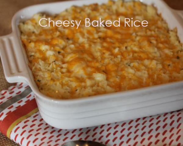 Cheesy Baked Rice