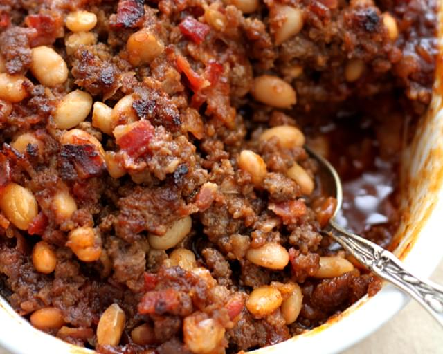 Mom's Baked Bean Casserole