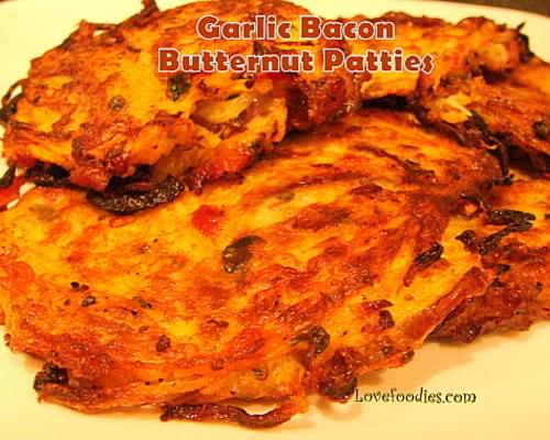 Garlic & Bacon Butternut Patties