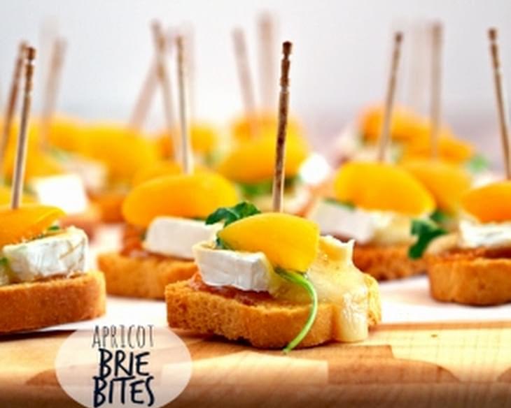 Mini Apricot Brie Bites