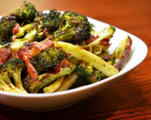Roasted Broccoli & Bacon