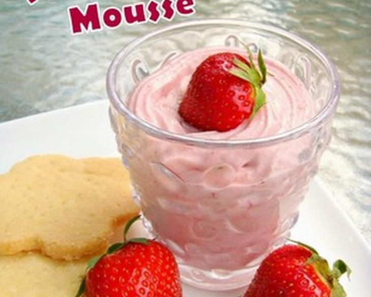 Fluffy Strawberry Mousse