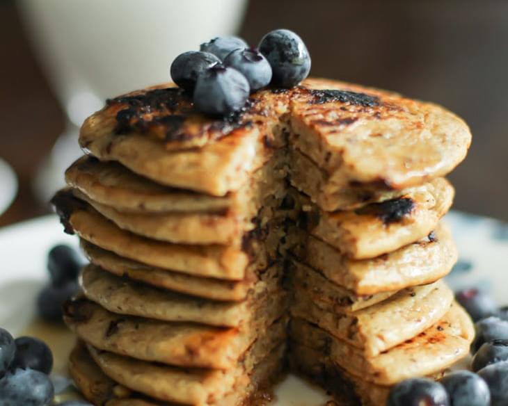 Peanut Butter and Chocolate Chips Pancakes