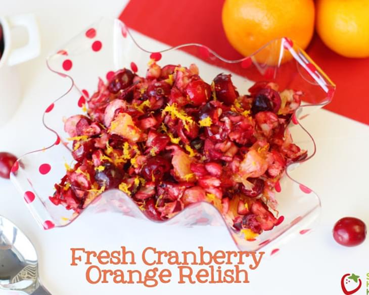 Fresh Cranberry Orange Relish