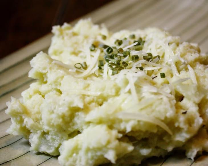Mashed Parmesan Cauliflower