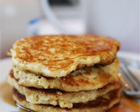 Oatmeal Almond Pancakes