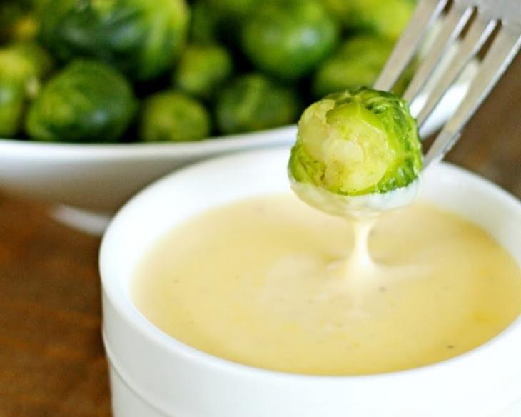 Easy Cheesy Brussel Sprout Sauce