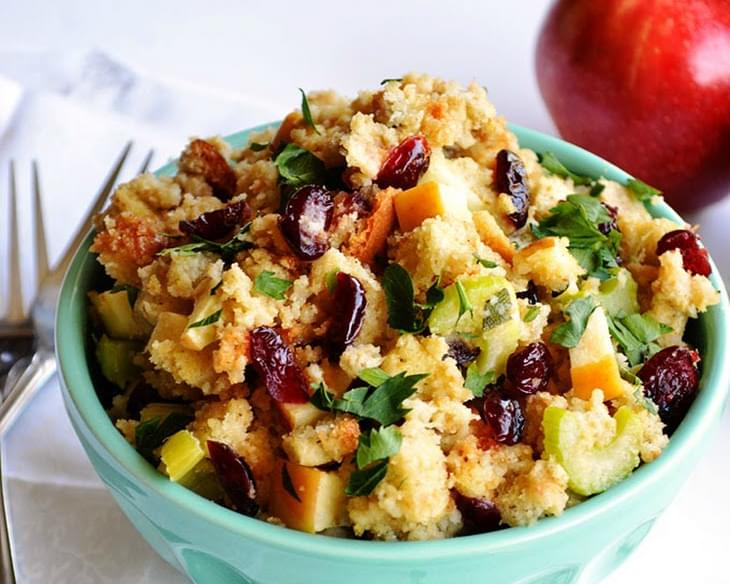 {Crockpot} Cranberry Apple Stuffing