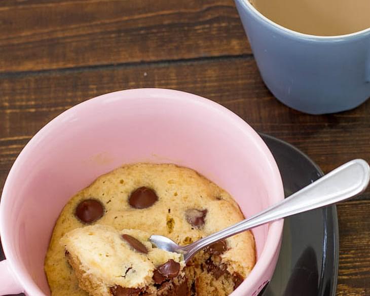 Chocolate Chip Cookie In A Cup