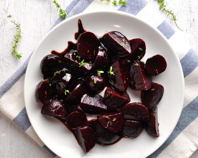 Balsamic Glazed Beetroots (Beets)