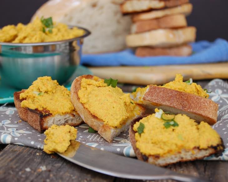 Easy Carrot Cashew Pate. Oil Free And Bursting With Flavor