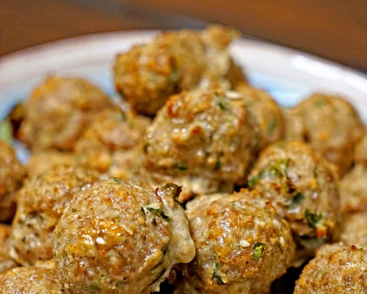 Roasted Garlic Turkey Meatballs
