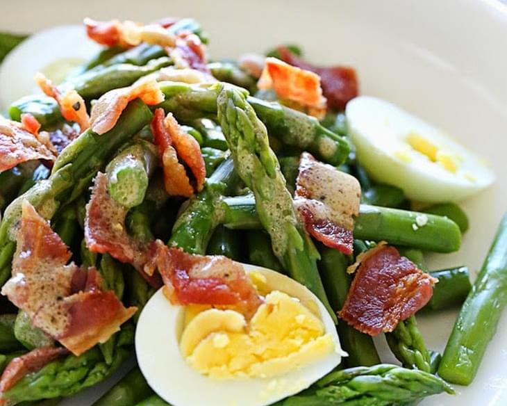 Asparagus Egg and Bacon Salad