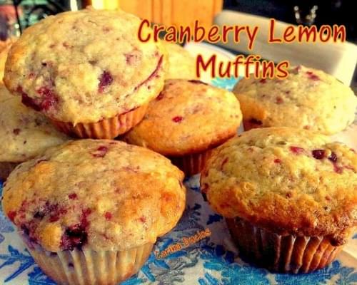 Cranberry Lemon Muffins