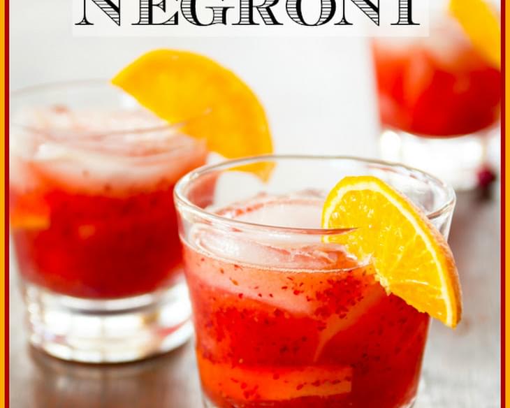 Cranberry Tangerine Negroni