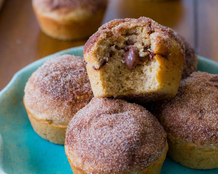 Nutella-Stuffed Cinnamon Sugar Muffins