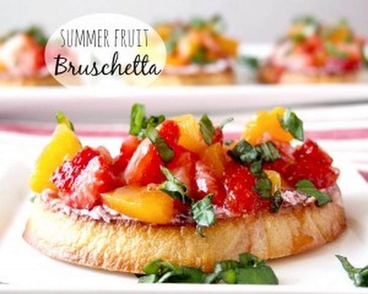 Summer Fruit Bruschetta