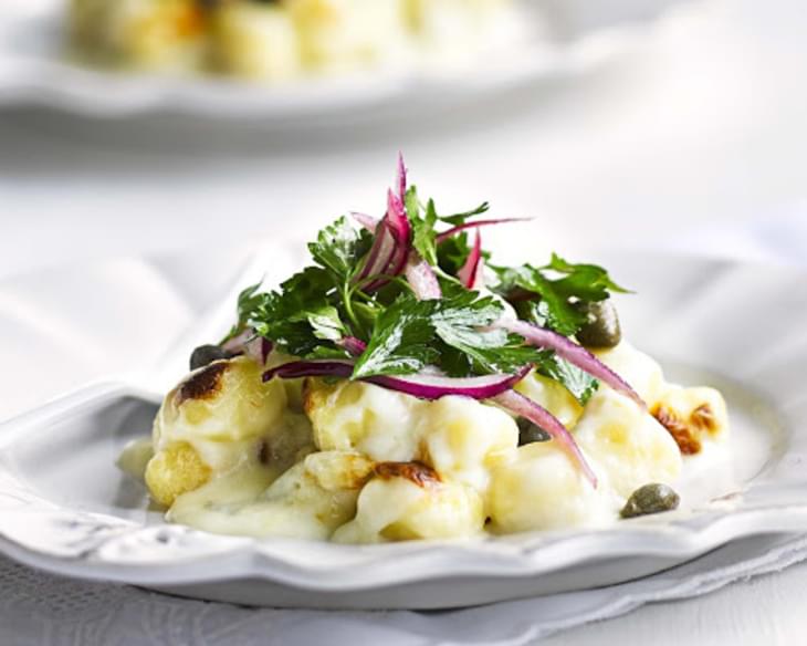Gorgonzola Gnocchi With Parsley Salad