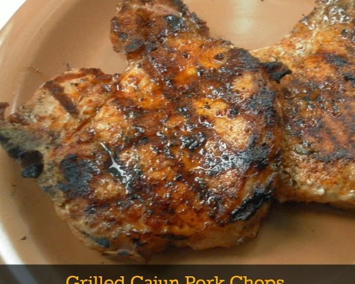 Grilled Cajun Pork Chops