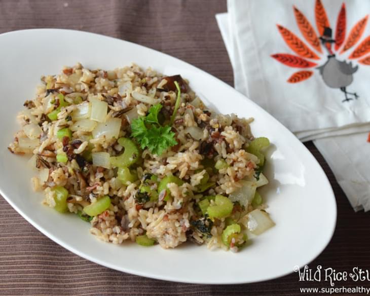 Your Complete Healthy Holiday Meal with Wild Rice Stuffing
