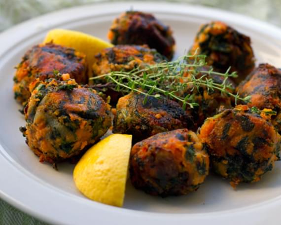 Spinach & Sweet Potato Bombs