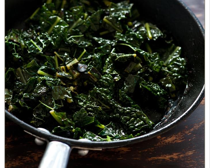 Braised Greens With Butter