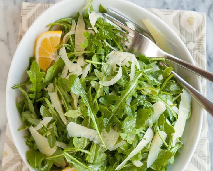 Arugula Salad with Fennel & Lemon Vinaigrette