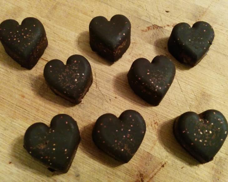 Homemade Chocolates With Quinoa And Almonds (clean Eats/vegan)