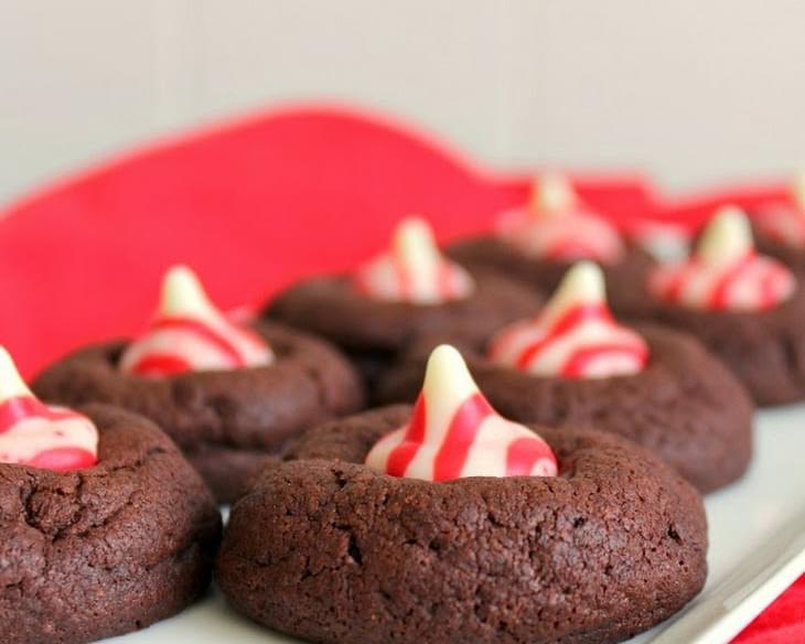 Candy Cane Cocoa Blossoms