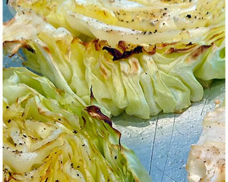 Cabbage Steaks Recipe Grilled or Baked