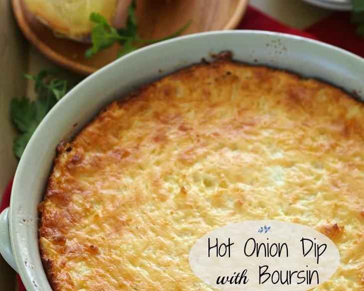 Hot Onion Dip with Boursin